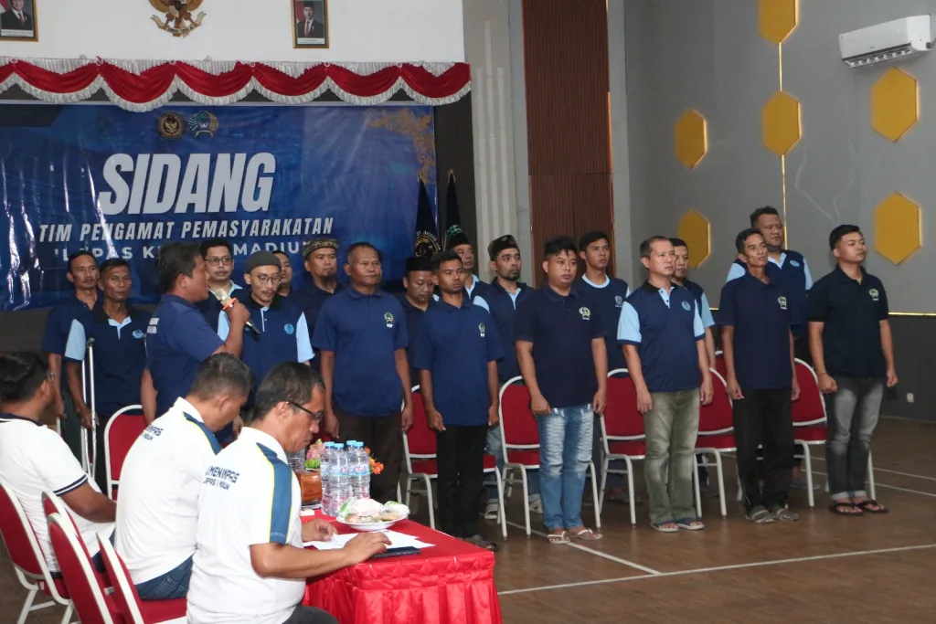 HAK TERPENUHI Lapas Kelas I Madiun Gelar Sidang TPP Usulan Integrasi bagi 21 WBP