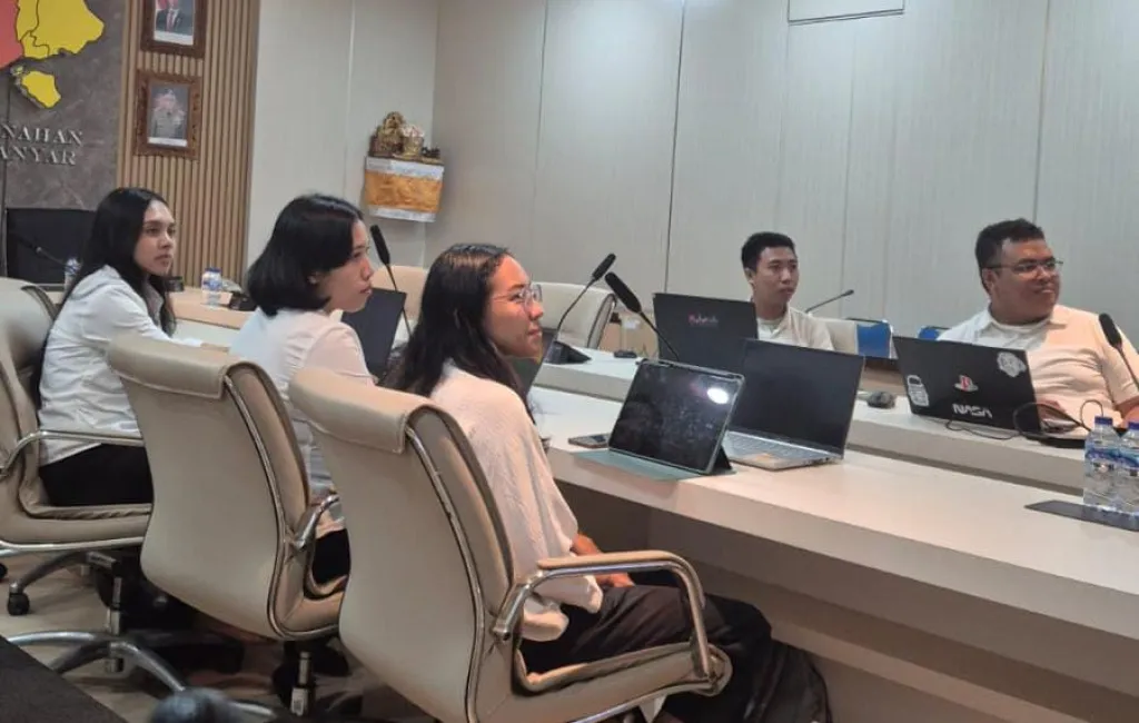 Kantor Pertanahan Gianyar Ikuti Monitoring dan Evaluasi Program Magang Secara Daring