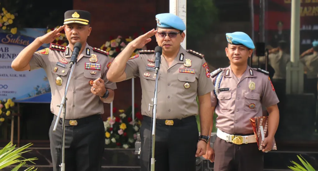 Kombes Leonardo D. Simatupang Pamit, Kombes I Wayan Winaya Lanjutkan Kepemimpinan Polresta Denpasar