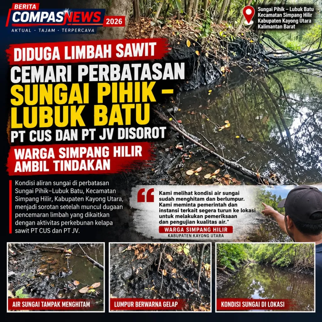Kabut Asap Belum Usai, Sungai Alam Kini Tertutup Limbah - Warga Lubuk Batu Menuntut Penjelasan