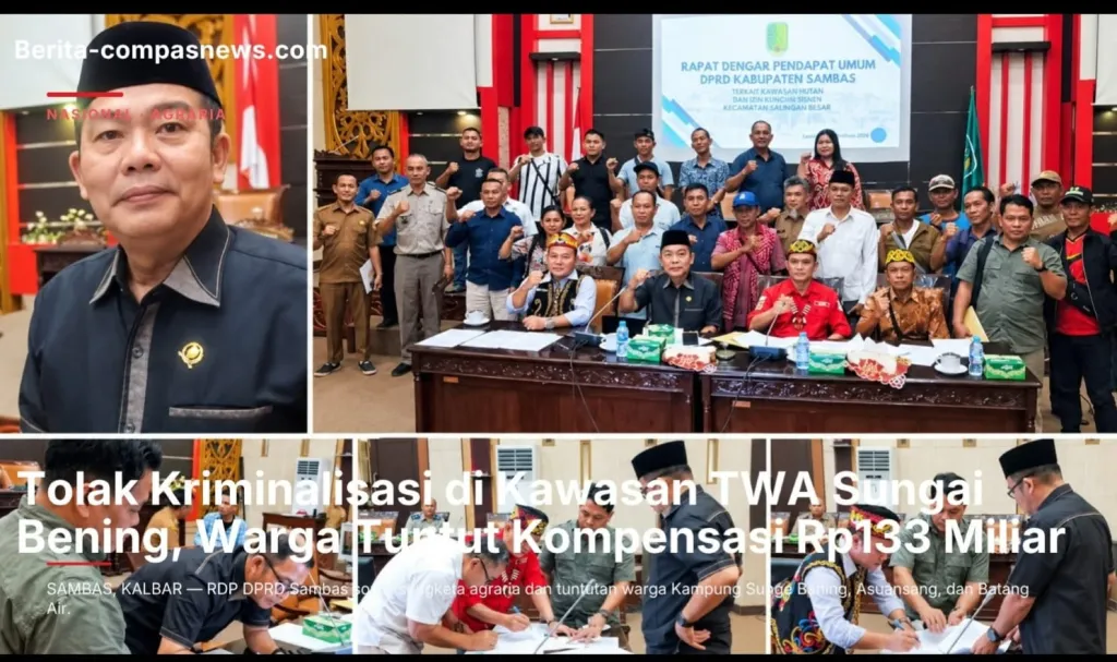 Tolak Kriminalisasi, Warga Kawasan TWA Sungai Bening Perjuangkan Hak dan Kompensasi Rp133 Miliar