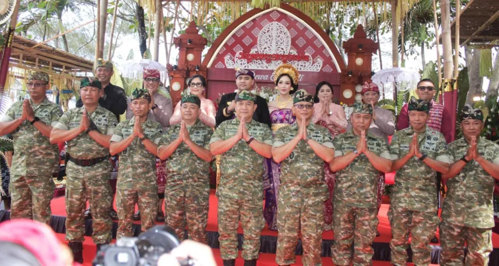 Pernikahan Putri Bupati Tabanan, Dandim Sampaikan Ucapan Selamat dan Harapan 