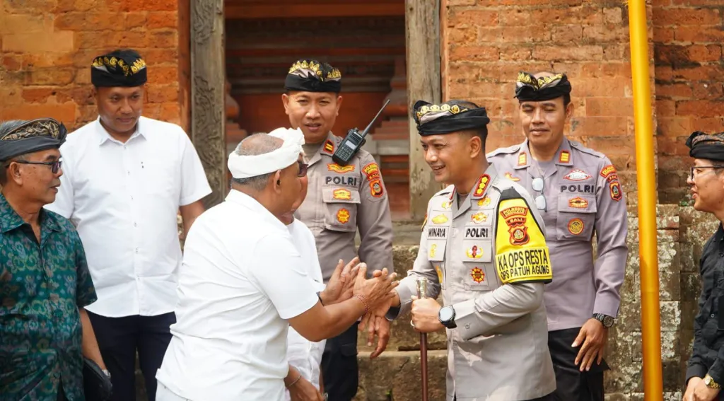 Kapolresta Denpasar Sambangi Penglingsir Puri Jro Kuta, Bangun Sinergi Polisi Bersama Masyarakat