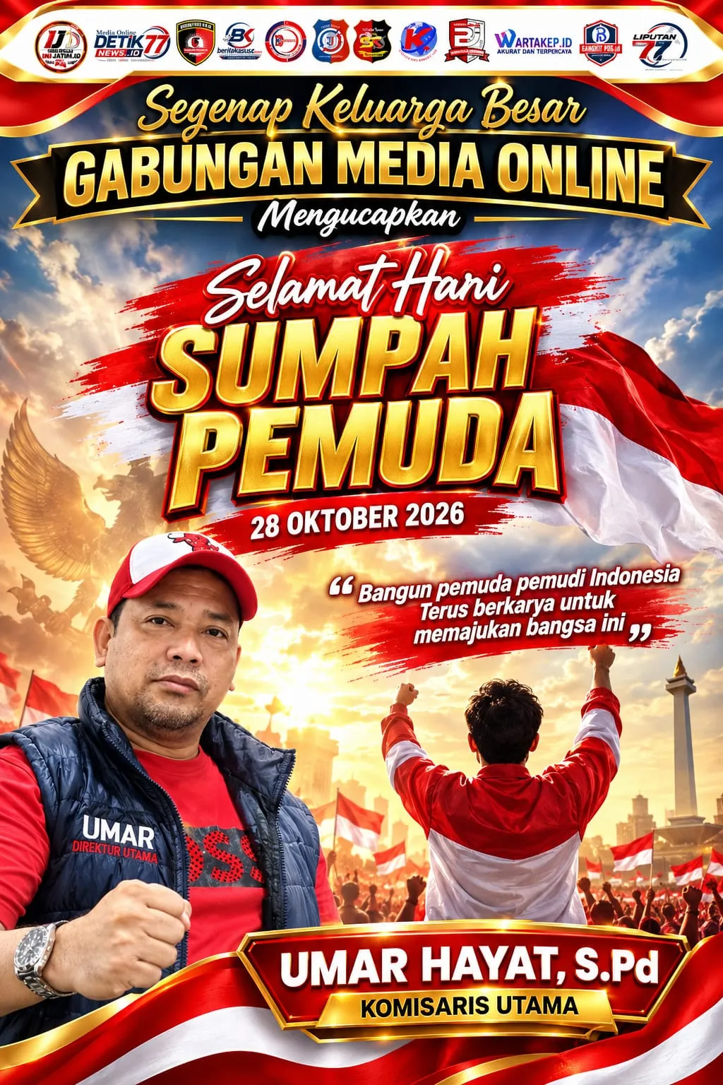 Umar Hayat: Sumpah Pemuda Mengajarkan Pentingnya Toleransi dan Persatuan Bangsa