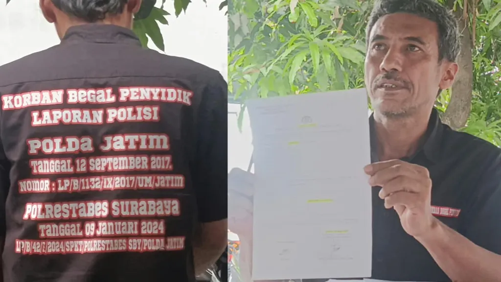 Pakai Kemaja Bertulisan Kritik Pedas, Terkait Adanya Dugaan Janggal Laporan Dihentikan 
