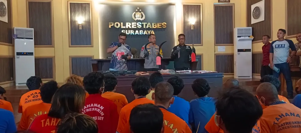 Komitmen Berantas Curanmor, Kapolrestabes Surabaya Bongkar 112 Kasus Pencurian Kendaraan