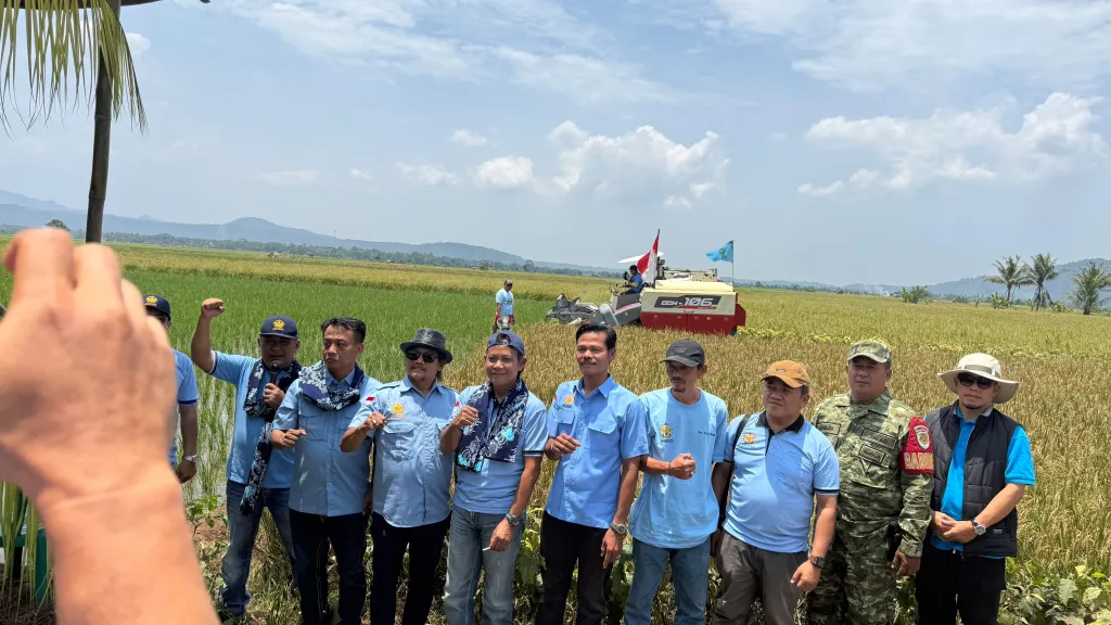 Panen Raya di Padarincang, Petani Muda Jagatara Banten Dukung Kedaulatan Pangan Nasional