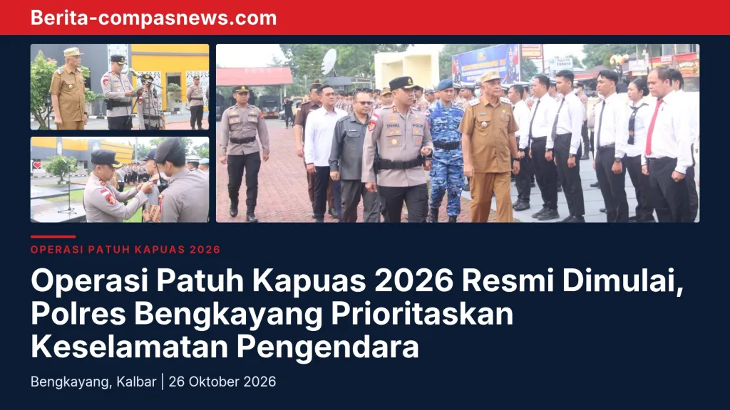 Polres Bengkayang Gelar Operasi Patuh Kapuas 2026, 9 Pelanggaran Ini Jadi Sasaran Utama