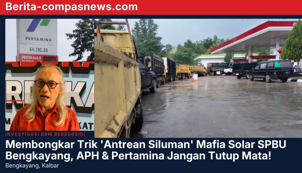 Membongkar Trik 'Antrean Siluman' Mafia Solar SPBU Bengkayang, APH & Pertamina Jangan Tutup Mata!