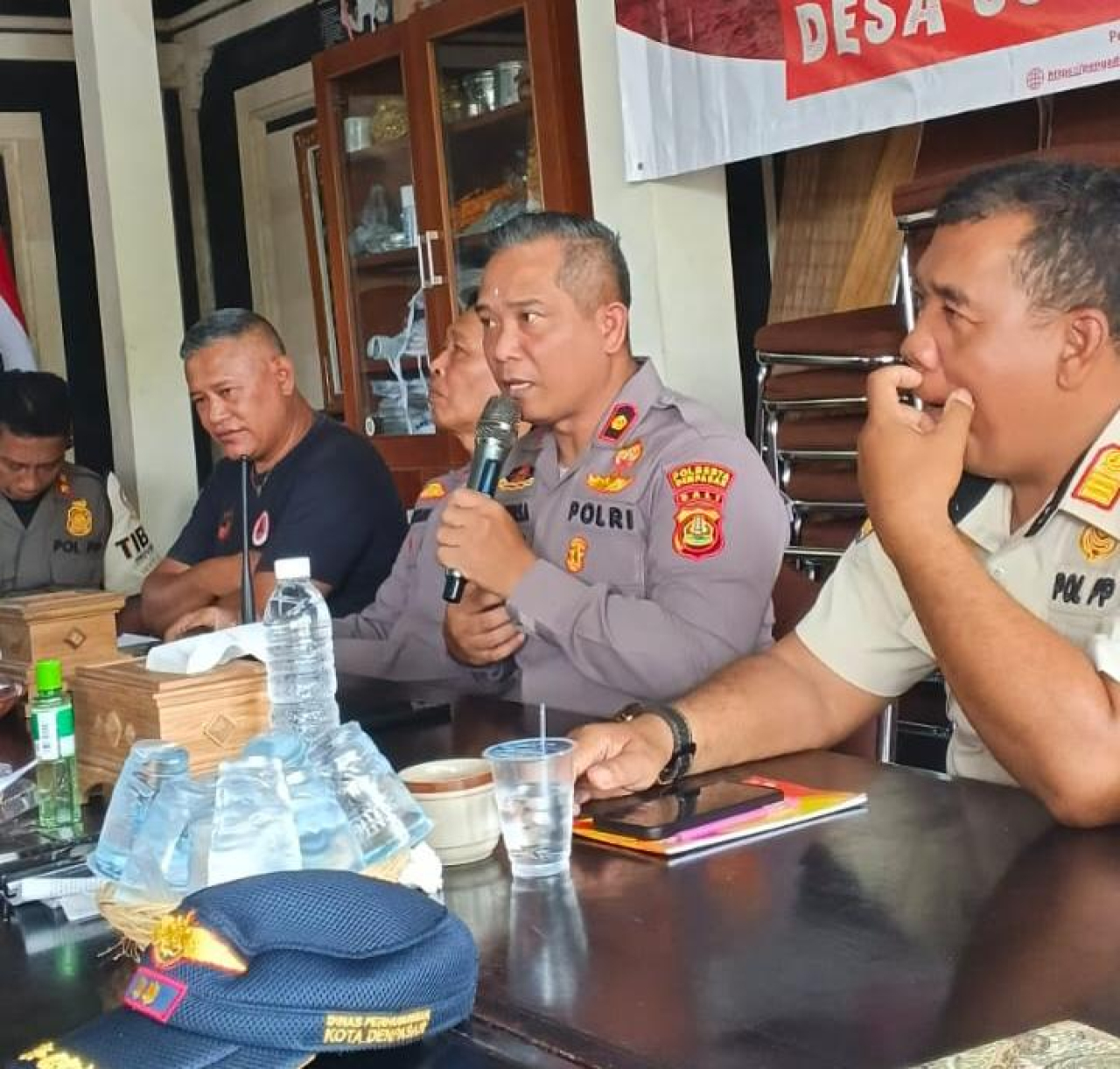 Kapolsek Dentim Hadiri Rapat Penataan CFD Lapangan Bajra Sandhi, Dukung Terciptanya CFD Yang Tertib dan Aman