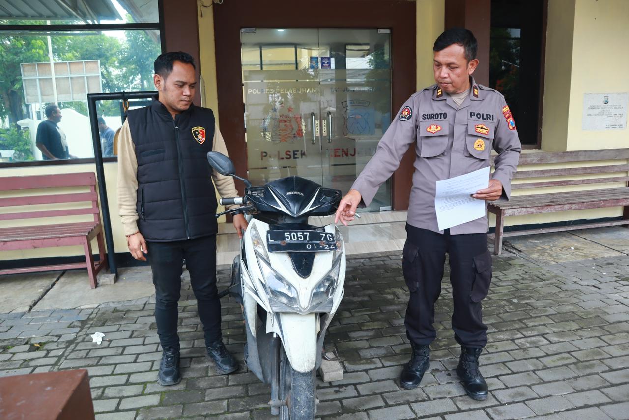 Curi Motor dari Teras Rumah, Seorang  Residivis Berhasil  Diamankan Polsek Kenjeran
