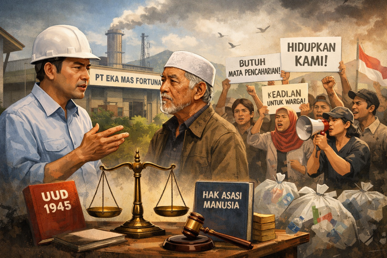 Di Persimpangan Industri dan Kemanusiaan, Polemik PT Eka Mas Fortuna dan Hak Hidup Warga Gampingan