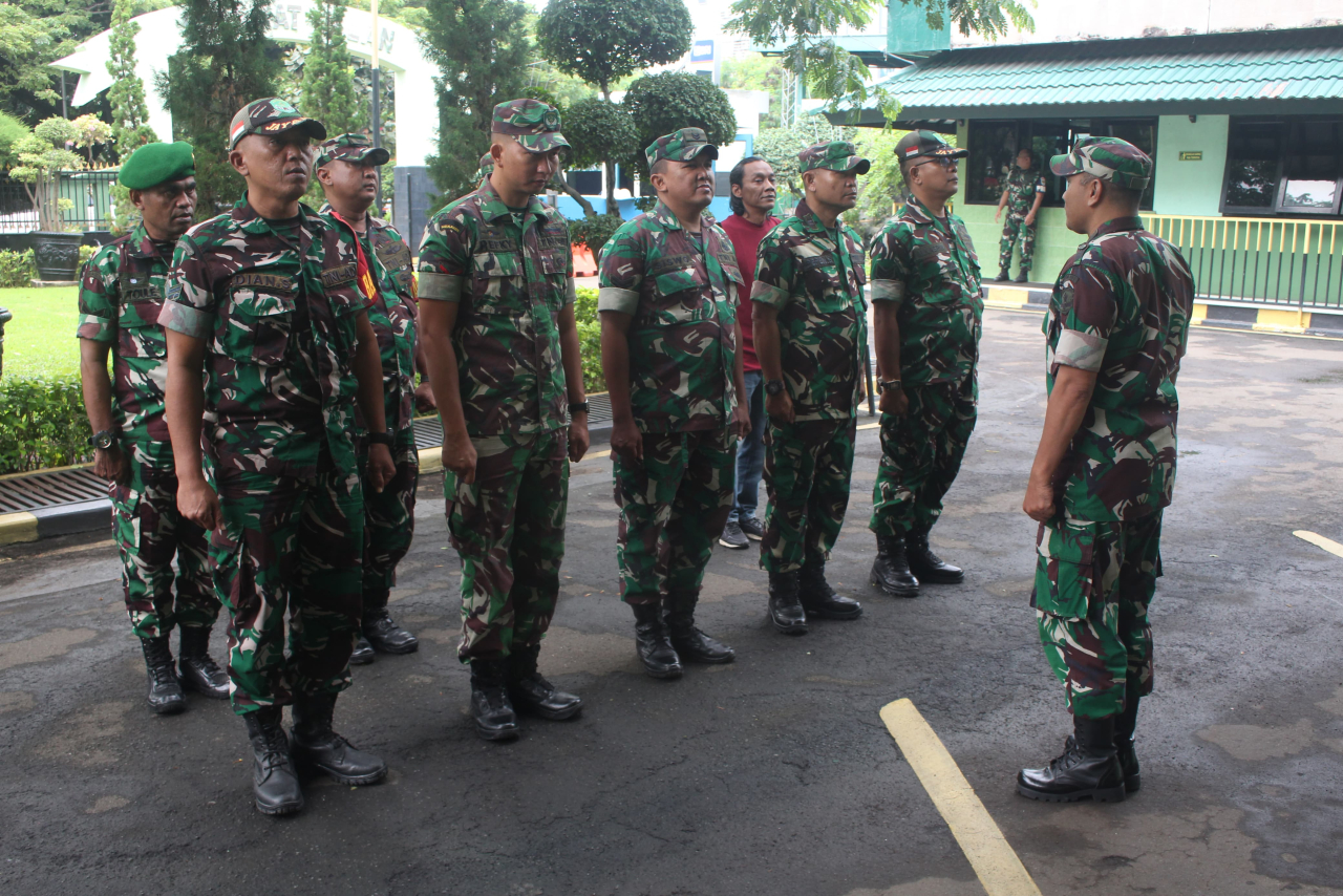 Personel Kodim 0501/JP Laksanakan Cuti Tahunan, Tetap Siap Jaga Kondusifitas Wilayah Jakarta Pusat 