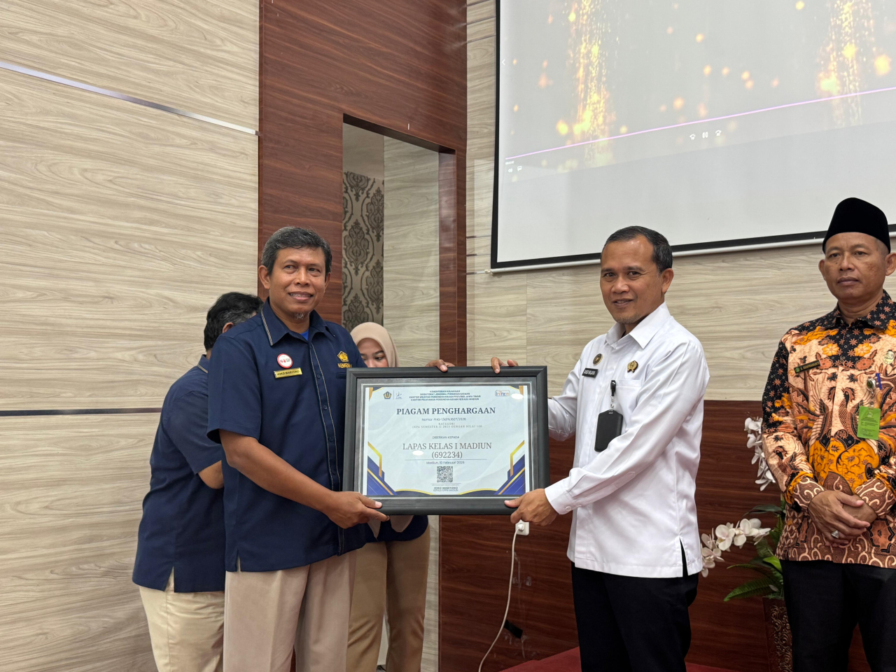 IKPA Sempurna 100, Lapas I Madiun Raih Peringkat Terbaik I dari KPPN Madiun