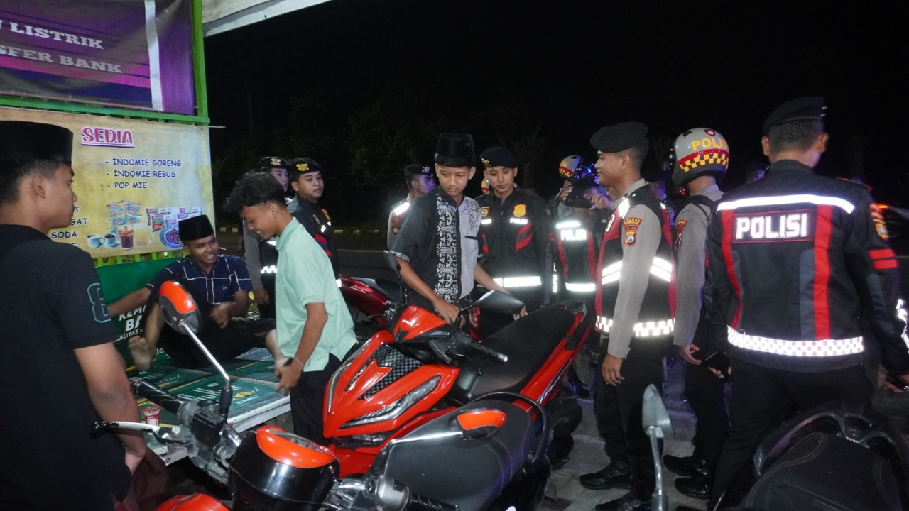 Polres Bangkalan Intensifkan Patroli Sahur, Cegah Balap Liar dan Perang Sarung Selama Ramadan