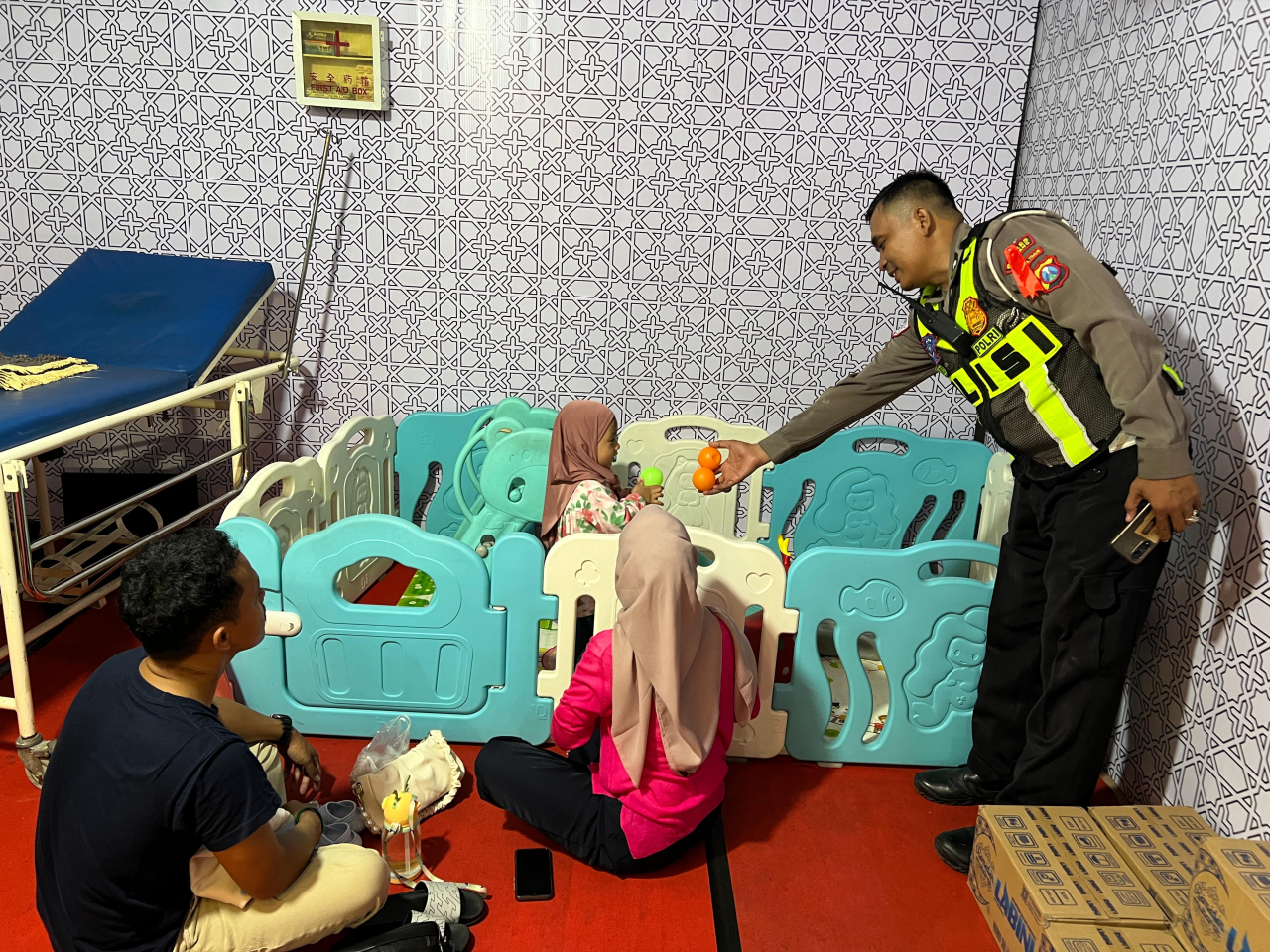 Fasilitas Lengkap Pos Pam Alun-Alun Trunojoyo Sampang Jadi Primadona Pemudik