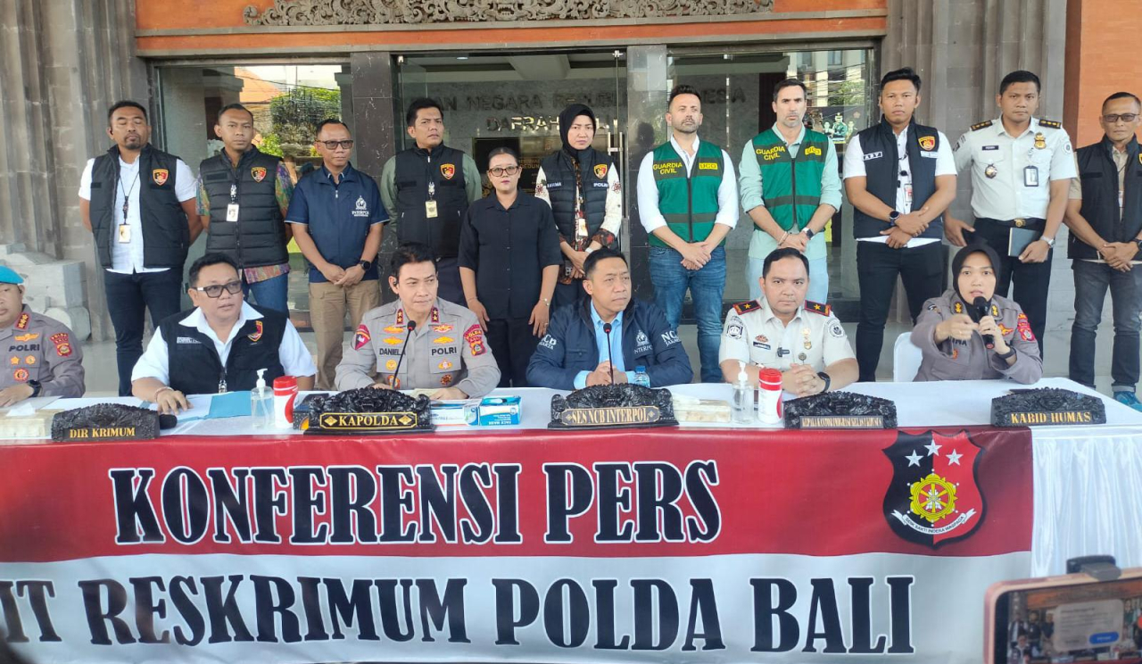 Polri Berhasil Ringkus Bos Sindikat Kriminal Eropa Asal Inggris dalam Operasi Gabungan di Bali