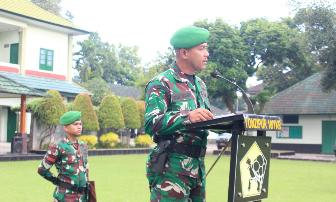 Kodim 1616/Gianyar Gelar Upacara 17-an, Teguhkan Disiplin dan Soliditas Prajurit