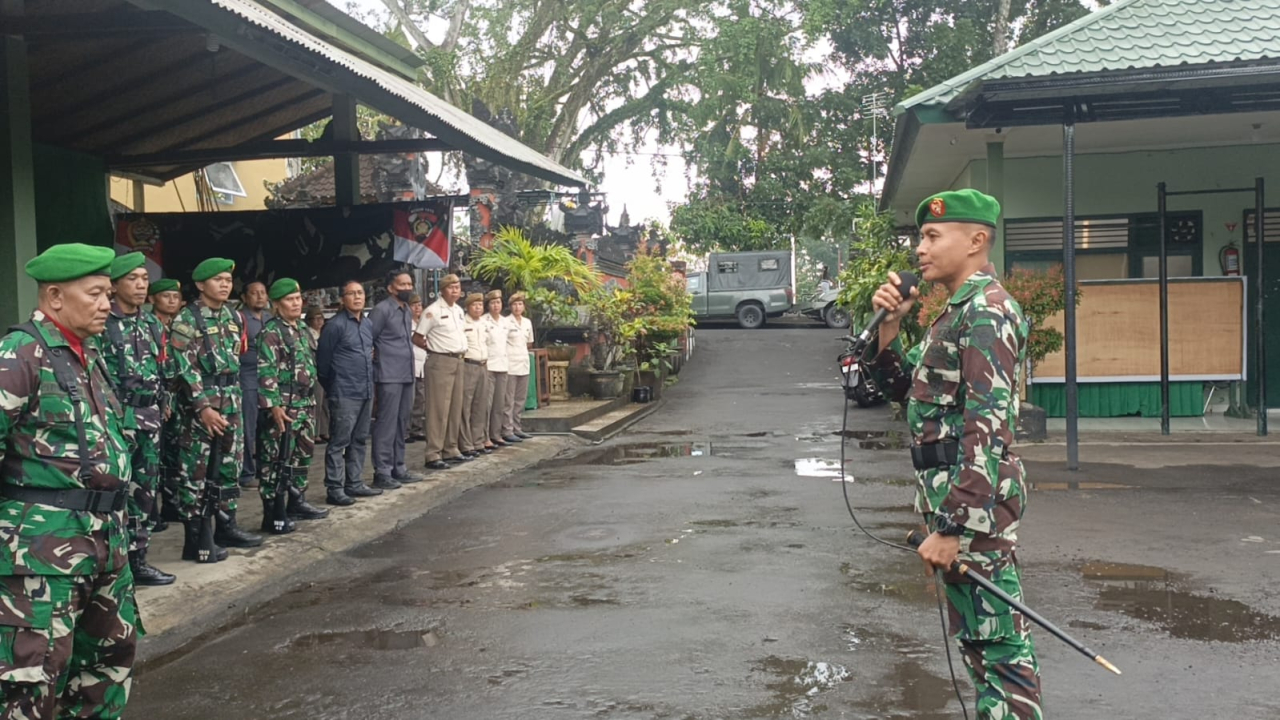 Dandim Tabanan Berikan Arahan Tegas Disiplin Randis, Jaga Kesehatan, dan Dukung Program KDMP