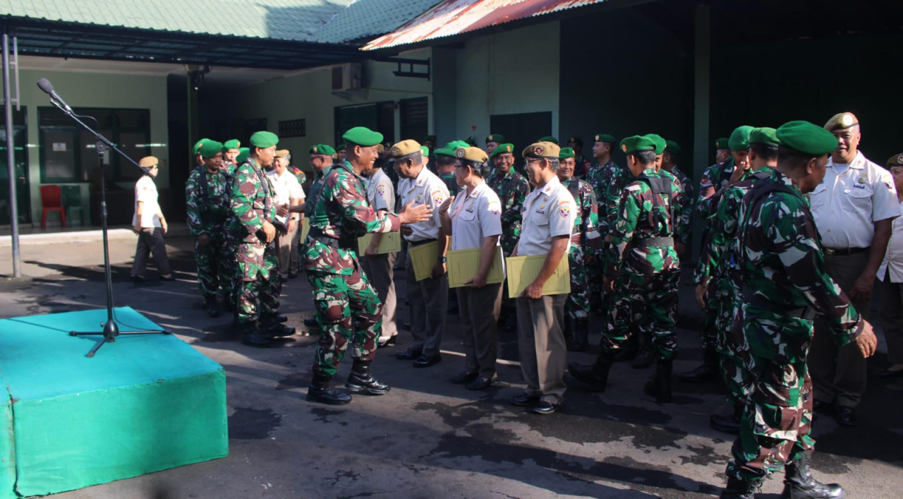Kodim Tabanan Gelar Korps Rapot Kenaikan Pangkat hingga Purna Tugas, Perkuat Soliditas Prajurit 