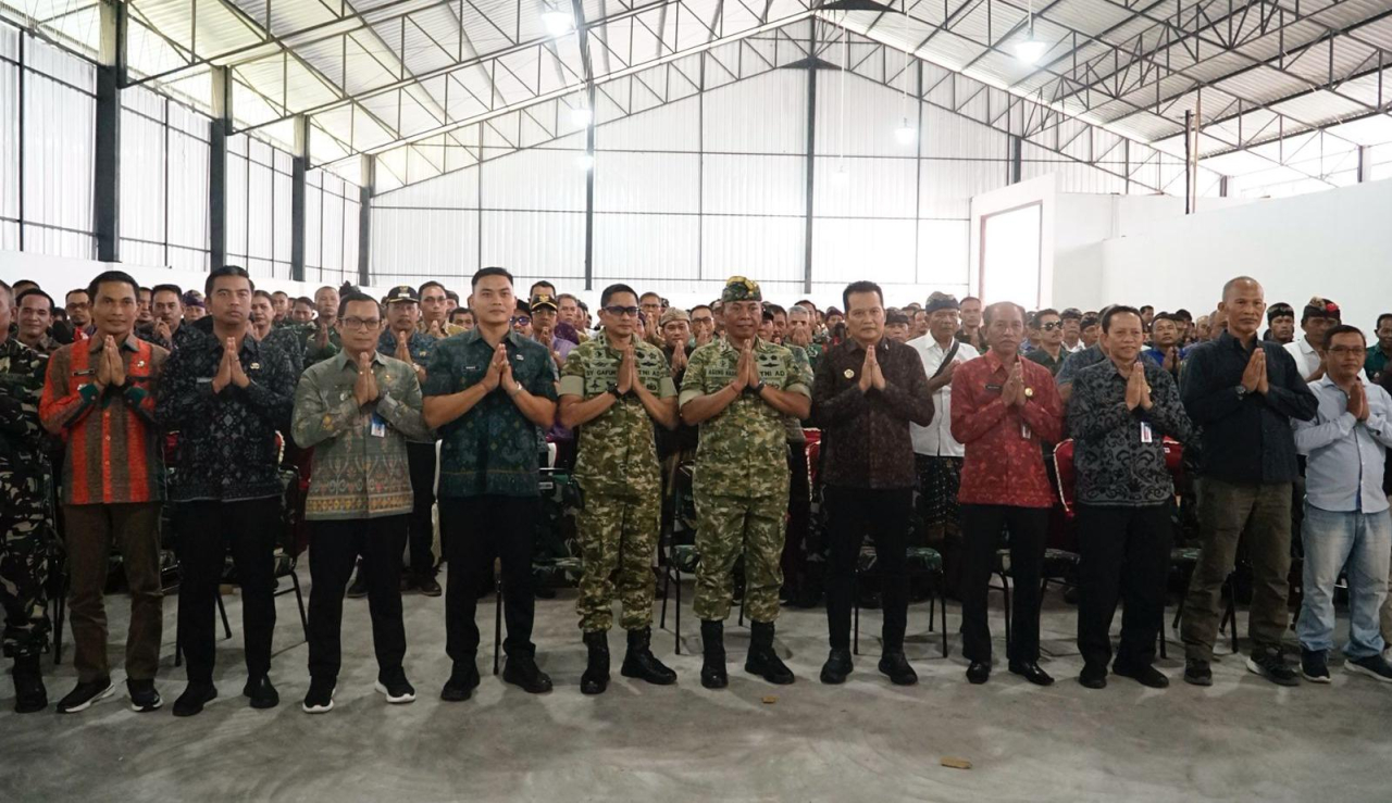 Dandim 1617/Jembrana Dampingi Danrem 163/WSA Kawal Percepatan KDKMP di Bumi Makepung