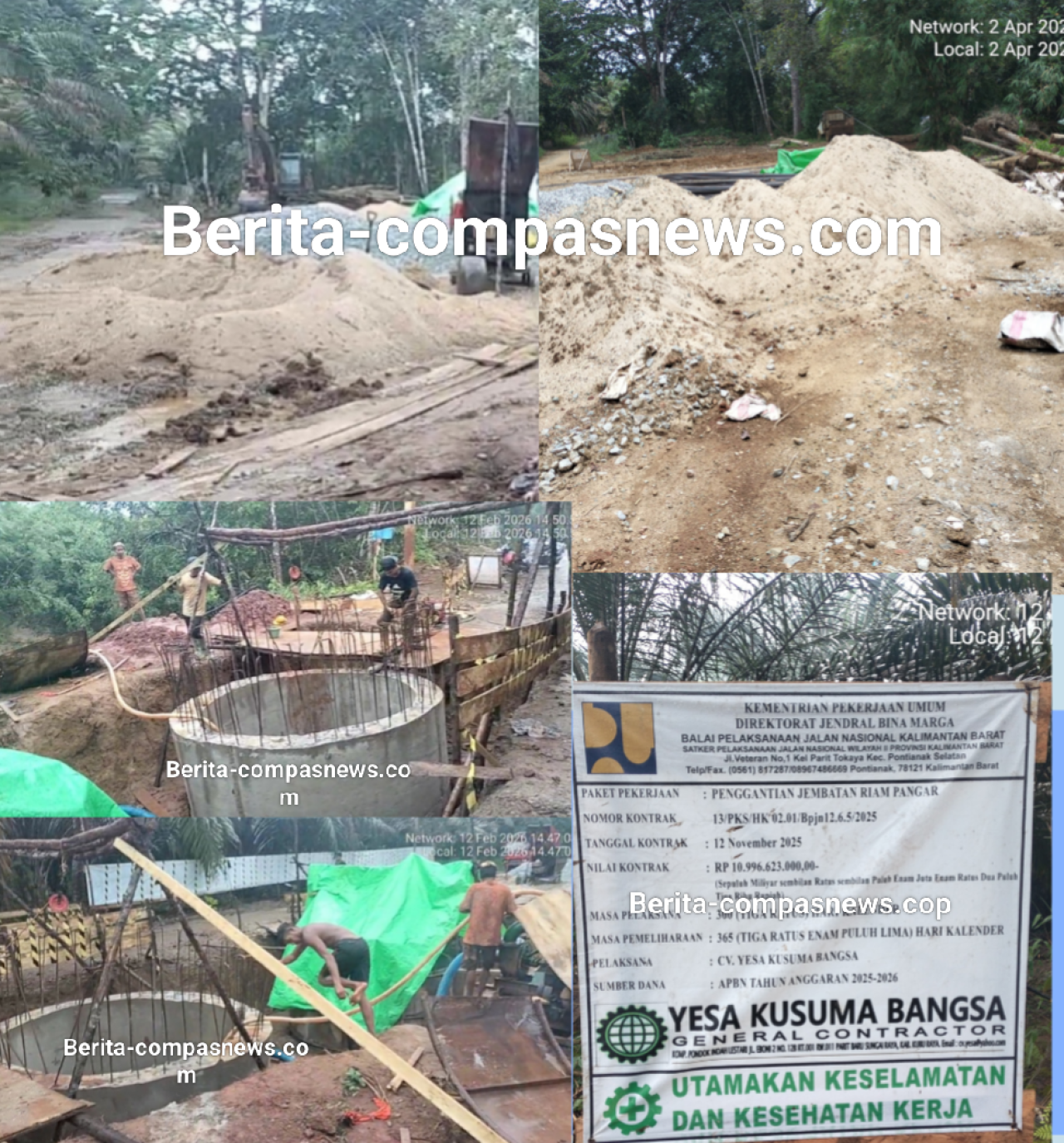 Skandal Riam Pangar Rp10,9 M: Besi Banci, Pasir Ilegal, Hak Buruh Dikebiri!