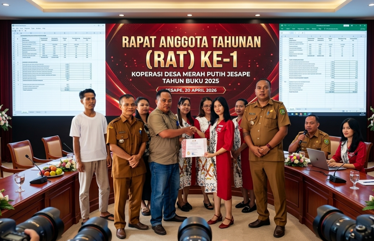 KDMP Jesape Menembus Kebuntuan: RAT Perdana Sebagai Simbol Integritas dan Kebangkitan Ekonomi Perbatasan
