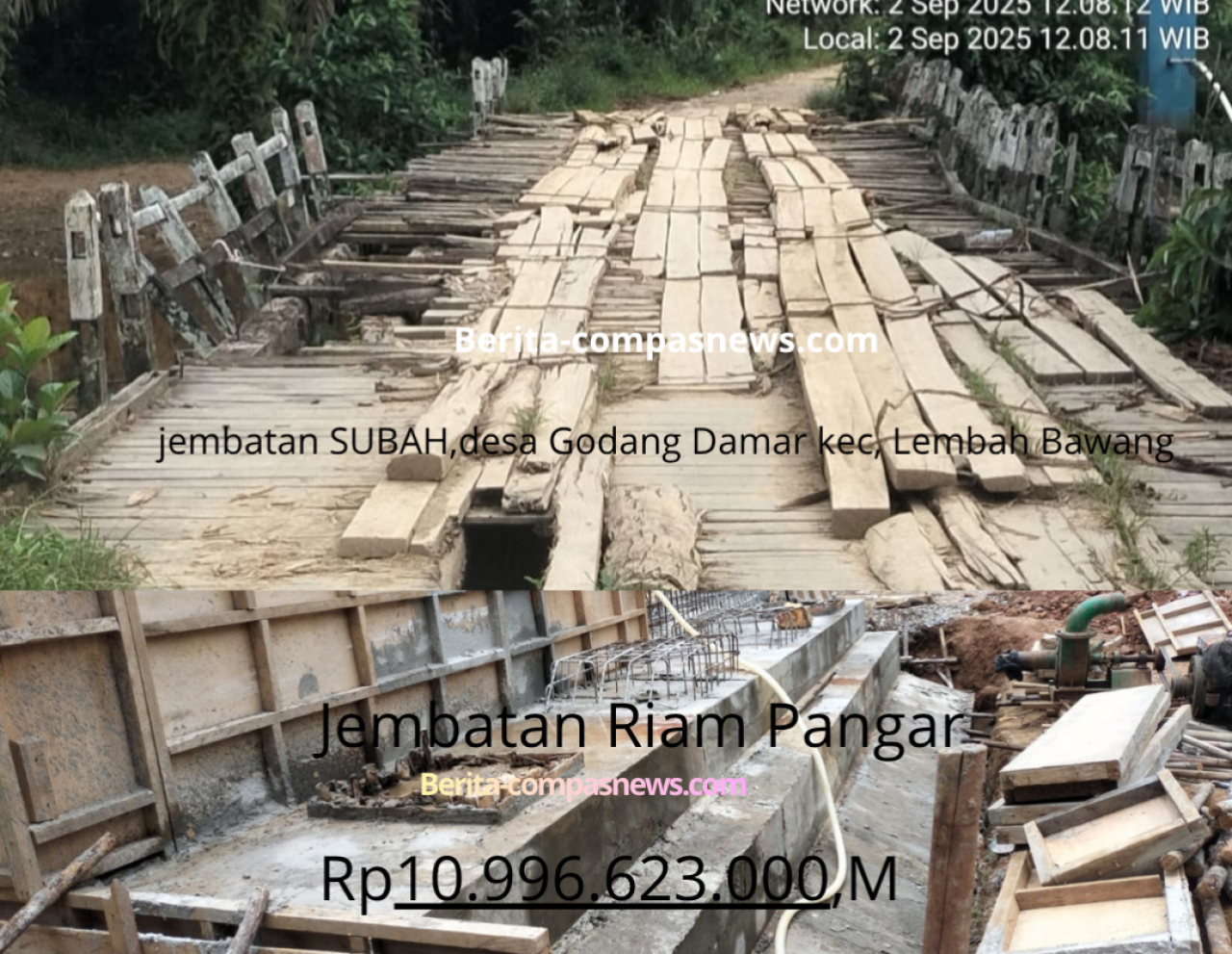 "Ironi : Jembatan Miliaran ke Kebun vs Jembatan Rakyat yang Sekarat!"