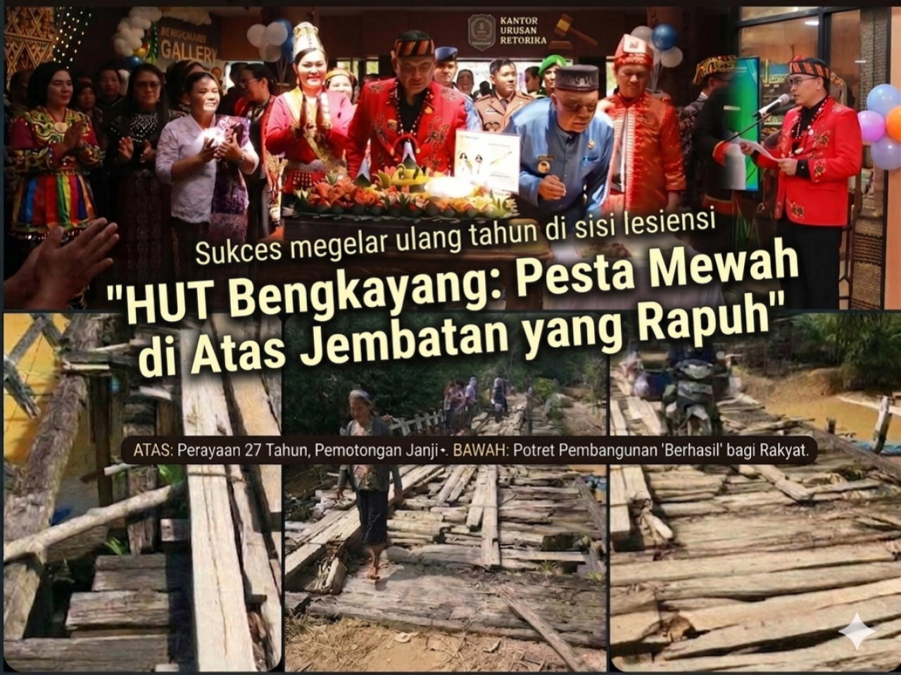 27 Tahun Kabupaten Bengkayang: Di Balik Pesta Seremonial, Infrastruktur Masih "Anak Tiri"