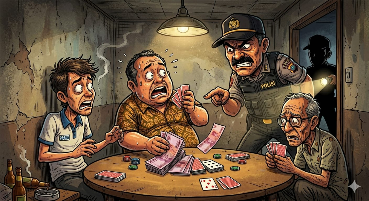 Polres Kayong Utara Ringkus Tiga Pelaku Judi Remi Box di Simpang Hilir
