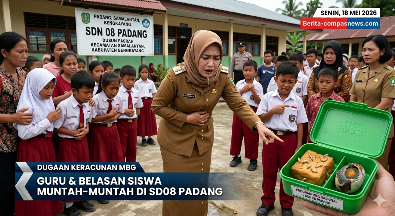 Diduga Keracunan Makan Bergizi Gratis (MBG), Seorang Guru dan 13 Murid SDN 08 Samalantan Bengkayang Muntah-Muntah
