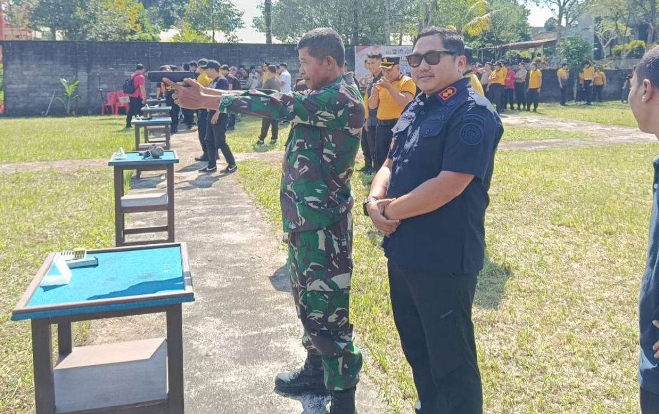 Hari Bhayangkara ke-80, Kasdim Tabanan Ikuti Lomba Menembak dan Penghijauan 