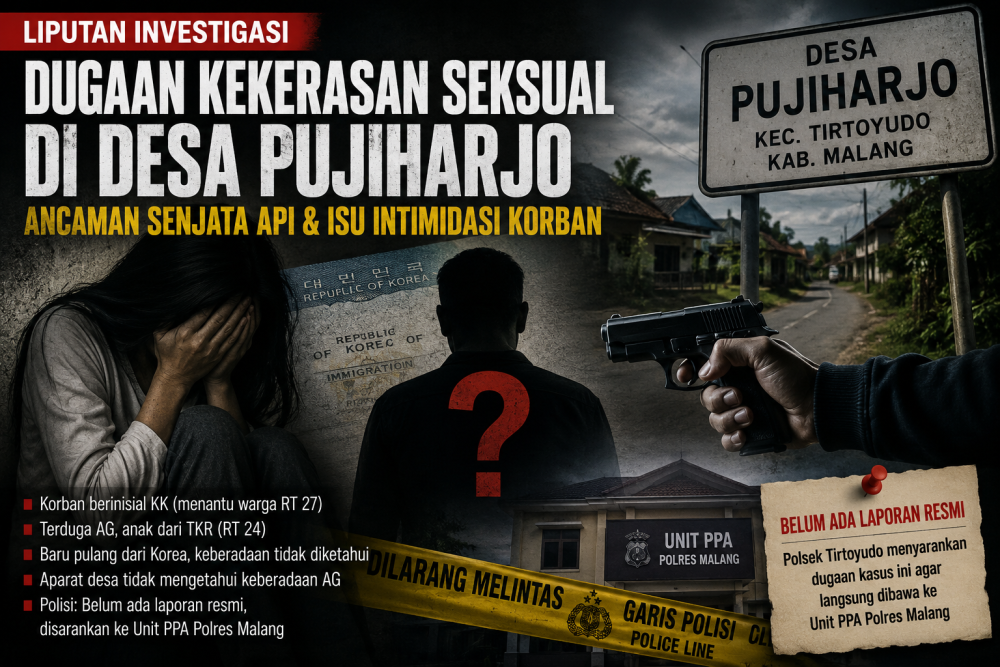 Tim Investigasi Media Telusuri Dugaan Kekerasan Seksual di Desa Pujiharjo