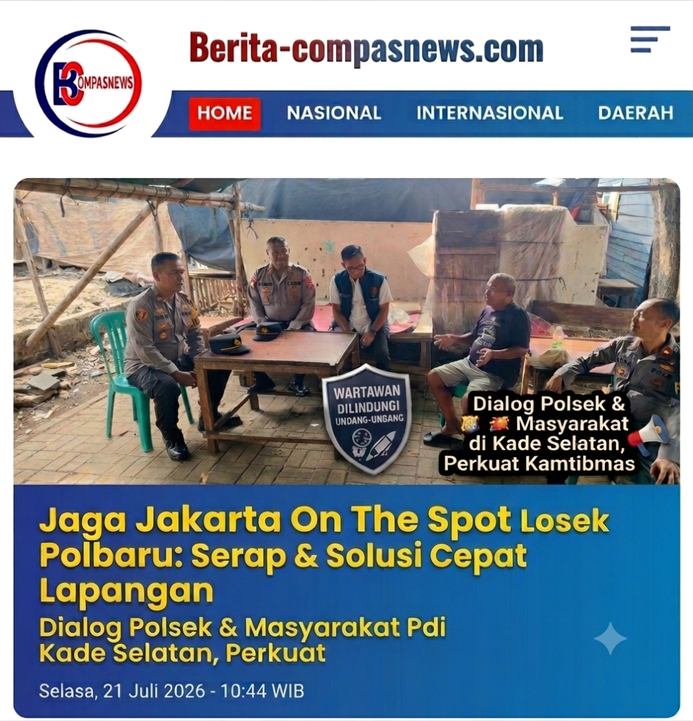 Polsek Kawasan Kalibaru Gelar "Jaga Jakarta On The Spot" untuk Perkuat Kamtibmas di Pelabuhan