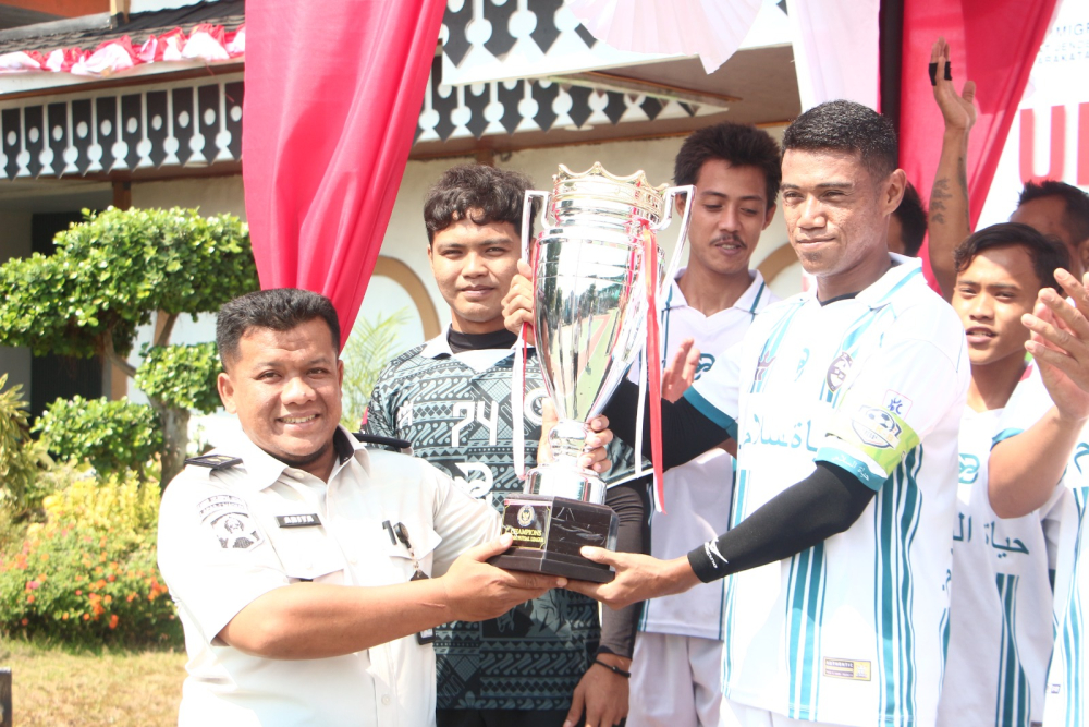 Bangun Sportivitas dan Kebersamaan Lewat Olahraga, Lapas I Madiun Pertandingkan Final Futsal Warga Binaan