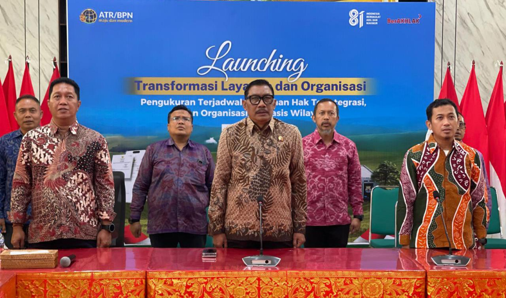 Kantor Pertanahan Kabupaten Tabanan Ikuti Launching Transformasi Layanan dan Organisasi Kementerian ATR/BPN