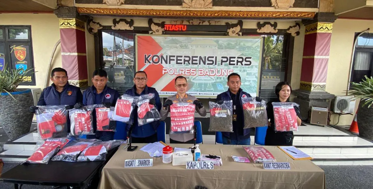 17 Kasus Narkotika Dibongkar, Satresnarkoba Polres Badung Amankan 22 Tersangka