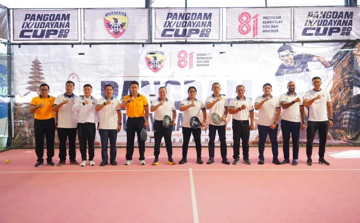 119 Tim Ramaikan Turnamen Padel Piala Pangdam IX/Udayana, Semarak HUT ke-81 RI Makin Meriah