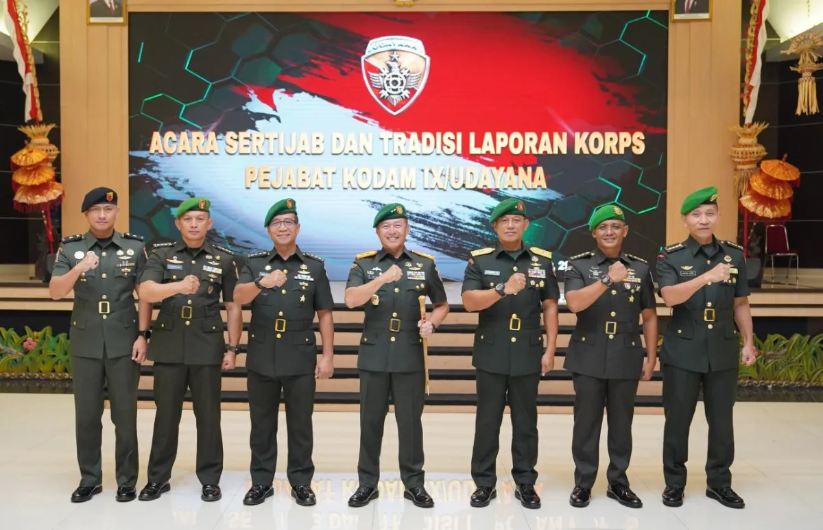 Regenerasi Kepemimpinan, Kodam IX/Udayana Perkuat Soliditas dan Kesiapan Hadapi Dinamika Tugas