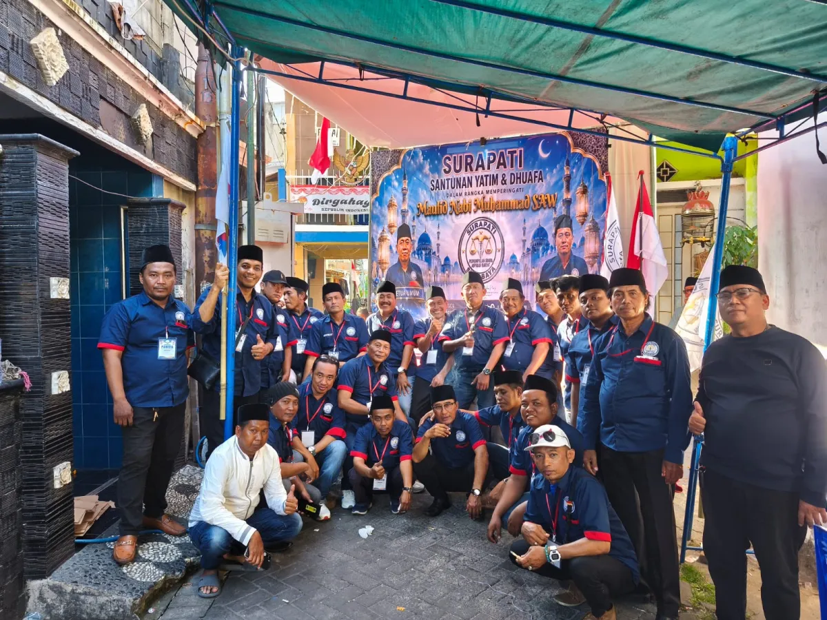 SURAPATI Surabaya Gelar Santunan Yatim dan Dhuafa Memperingati Maulid Nabi Muhammad SAW