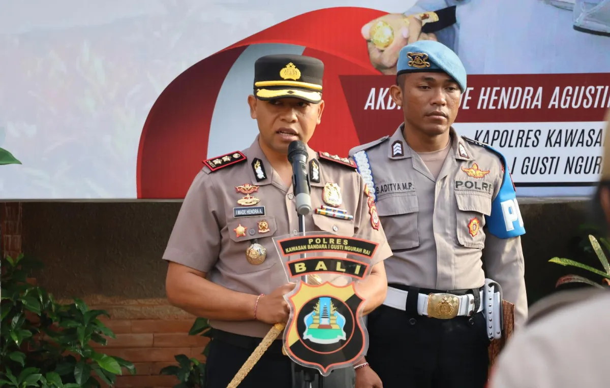 Kapolres Bandara Tekankan Disiplin dan Keselamatan Personel dalam Apel Jam Pimpinan