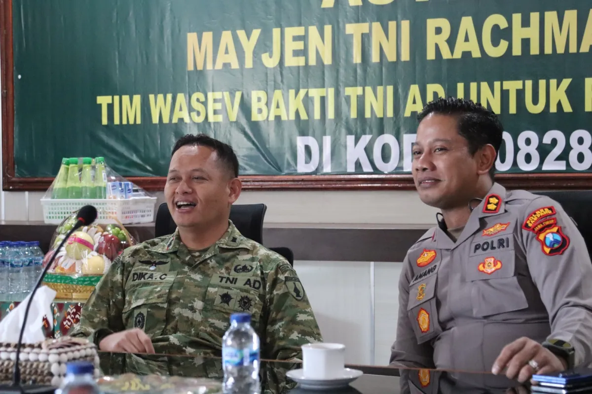 Pererat Soliditas, Kapolres Sampang dan Dandim 0828 Duduk Bersama di Aula Darmawangsa