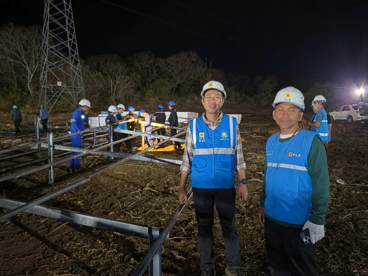 PLN UIP JBTB All-Out Dukung Groundbreaking PLTS 100 GWp Gilimanuk oleh Presiden Prabowo