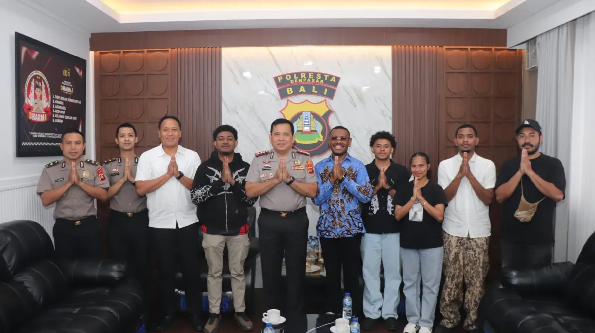 Polresta Denpasar Perkuat Sinergi dengan IMMAPA Bali, Dorong Mahasiswa Papua Kenalkan Budaya dan Jaga Kamtibmas