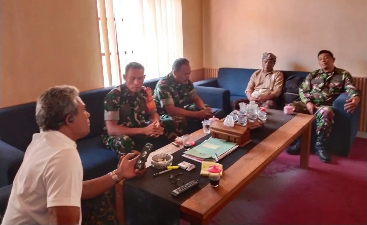Kodim Tabanan Koordinasikan Rencana Pembangunan KDMP dan Jembatan Beton di Desa Bangli 