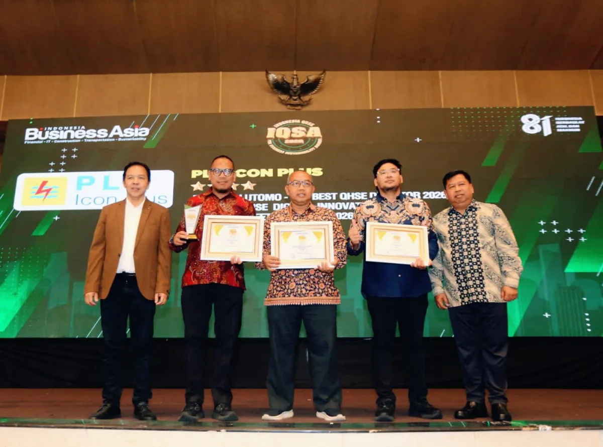 PLN Icon Plus Raih Tiga Penghargaan IQSA 2026, Perkuat Budaya K3 melalui Digitalisasi