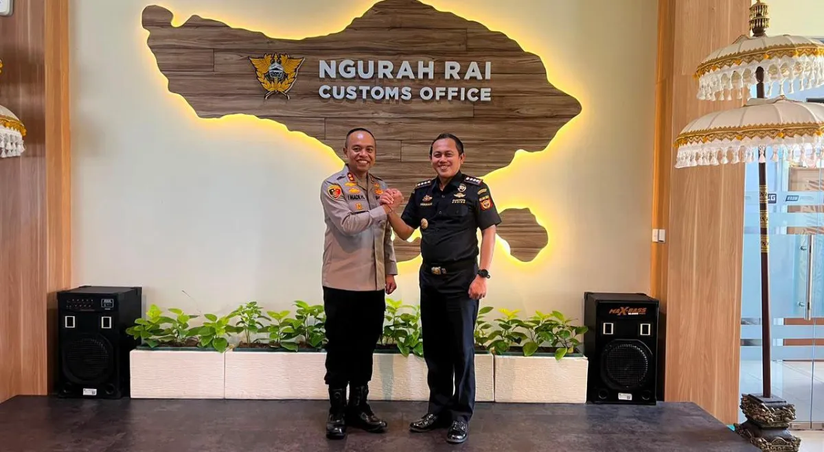 Perkuat Sinergi Antar Stakeholder, Kapolres Bandara Audiensi Dengan Kepala Bea Cukai Ngurah Rai