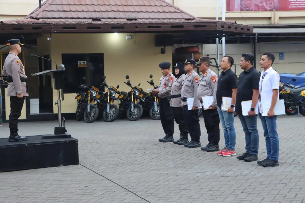 Apel Siaga, Polres Pelabuhan Tanjung Priok Kerahkan 92 Personel untuk Jaga Kamtibmas