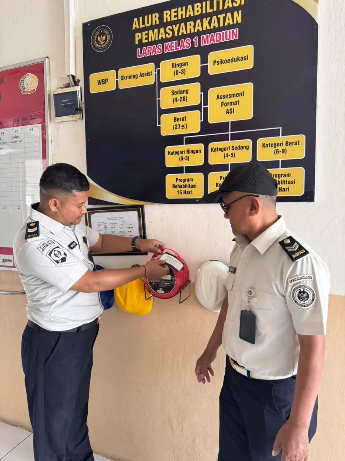 Waspada Bencana Nonalam, Lapas I Madiun Tingkatkan Kesiapsiagaan melalui Pengecekan APAR dan Fire Block