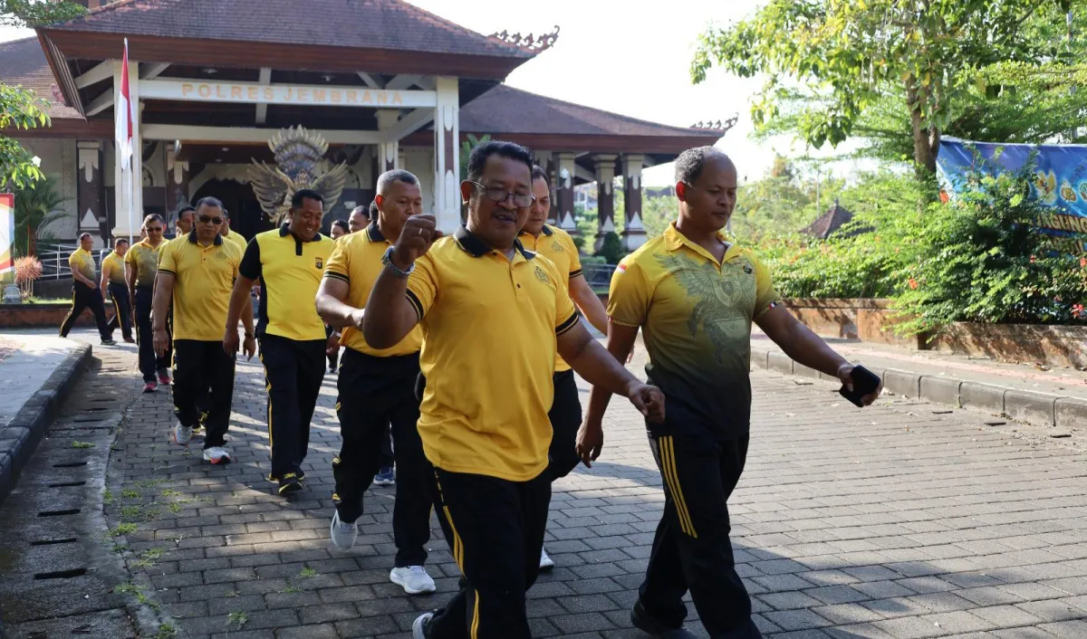 Polres Jembrana Dorong Personel Bugar dan Sehat Lewat Program GERCEP